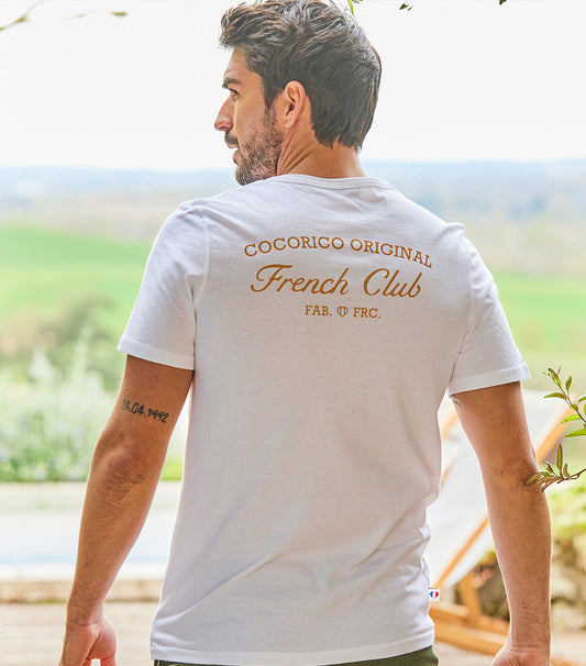 T-shirt Homme Blanc - French Club