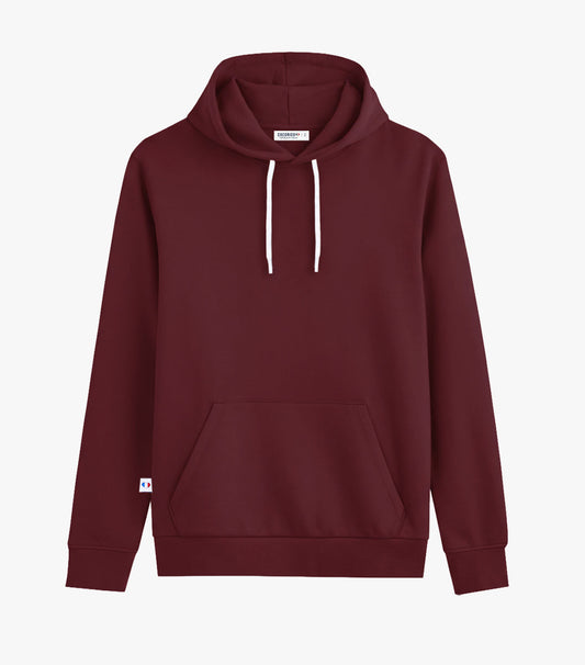 Sweat à capuche Femme Bordeaux - Intemporel