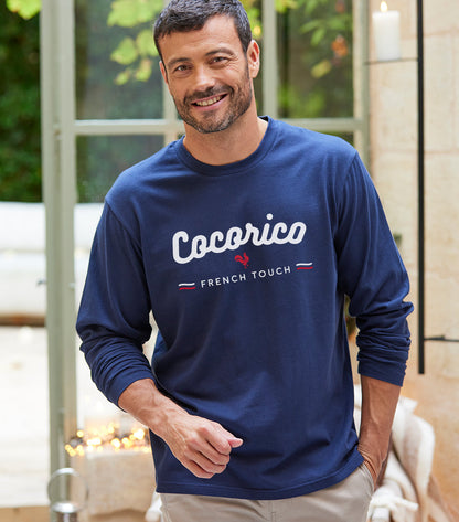 T-shirt Manches Longues Homme Marine - French Touch