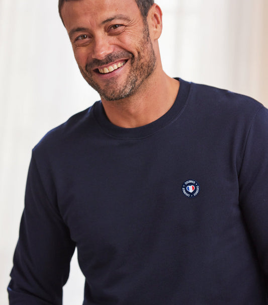 Sweat Homme Marine - Blason