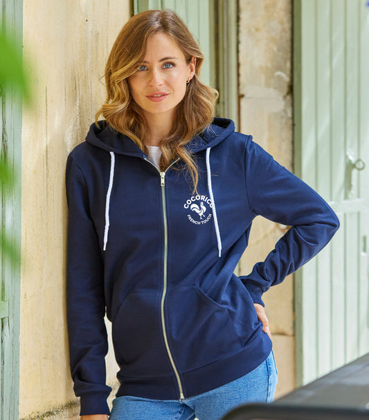 Sweat zippé Femme Marine - Coq Français