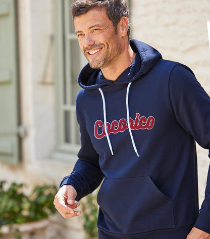 Sweat à capuche Homme Marine - La Bouclette