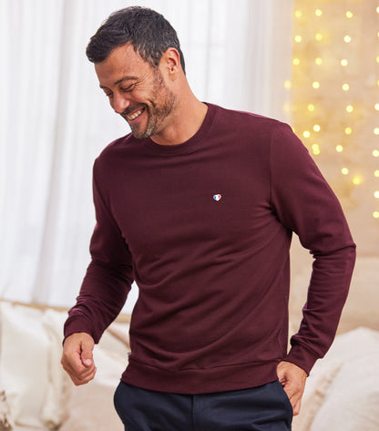 Sweat Homme Bordeaux - Iconique