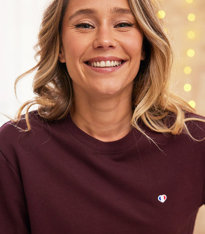 Sweat Femme Bordeaux - Iconique