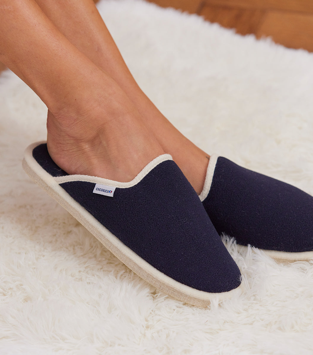 Mules Femme Marine