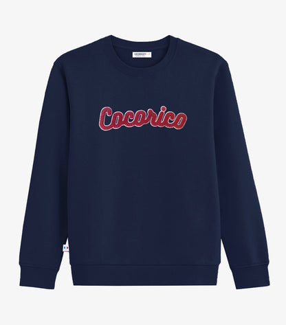 Sweat Homme Marine - Cocorico Bouclette