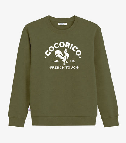 Sweat Femme Kaki - Coq Français