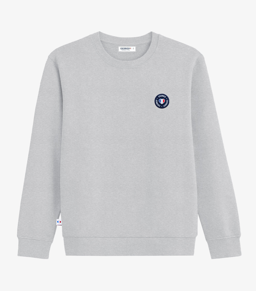 Sweat Homme Gris - Blason