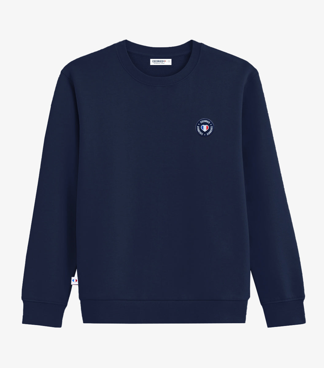 Sweat Homme Marine - Blason