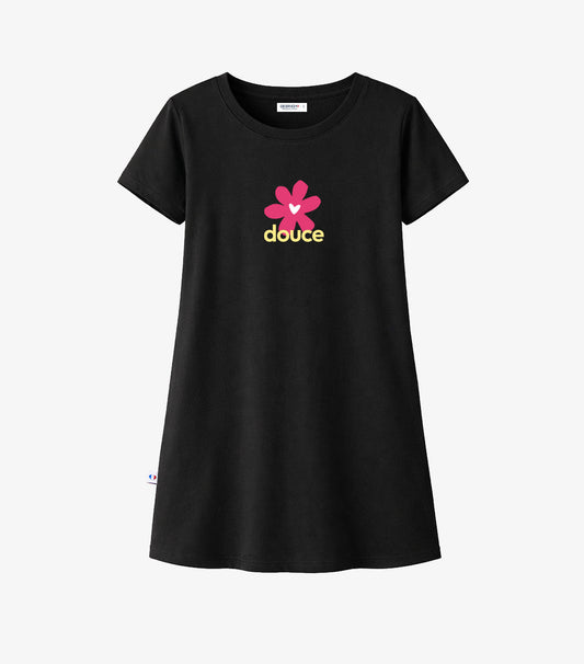 Robe de Nuit Femme Noir - Douce