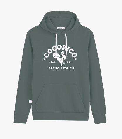 Sweat à capuche Homme Sauge - Coq Francais