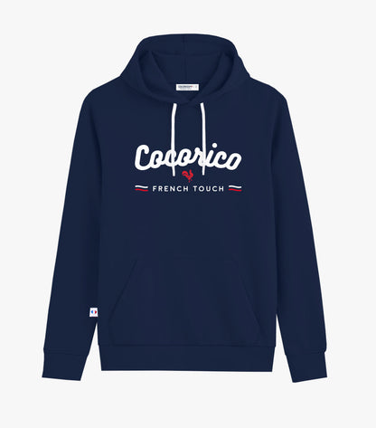 Sweat à capuche Homme Marine - French Touch