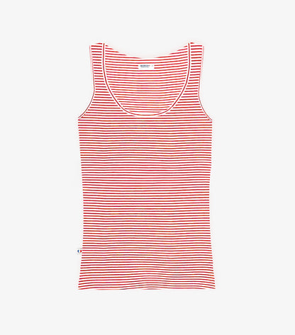 Débardeur Femme Rayé Rouge - Intemporel