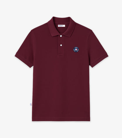 Polo Homme Bordeaux - Blason