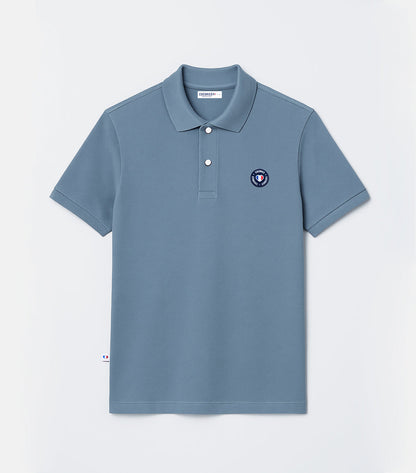 Polo Homme Azur - Blason