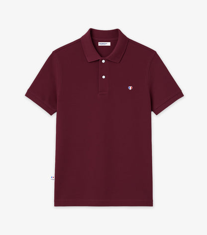 Polo Homme Bordeaux - Iconique