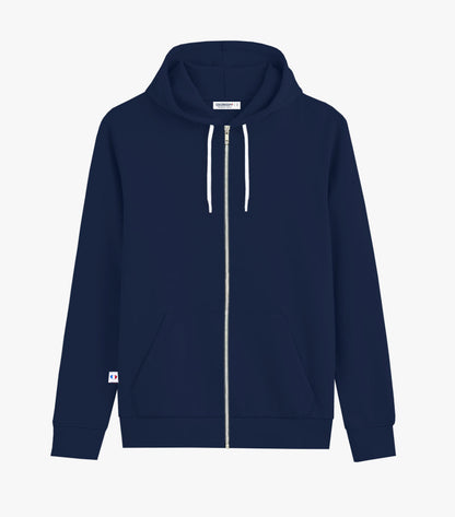 Sweat zippé Femme Marine - Intemporel