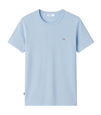 T-shirt Homme en Lin Ciel - Iconique