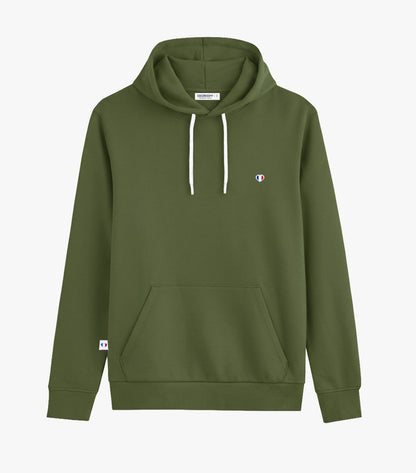 Sweat à capuche Femme Kaki - Iconique