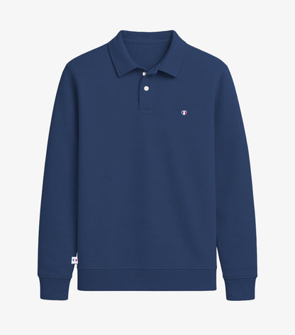 Sweat Polo Homme Marine - Iconique