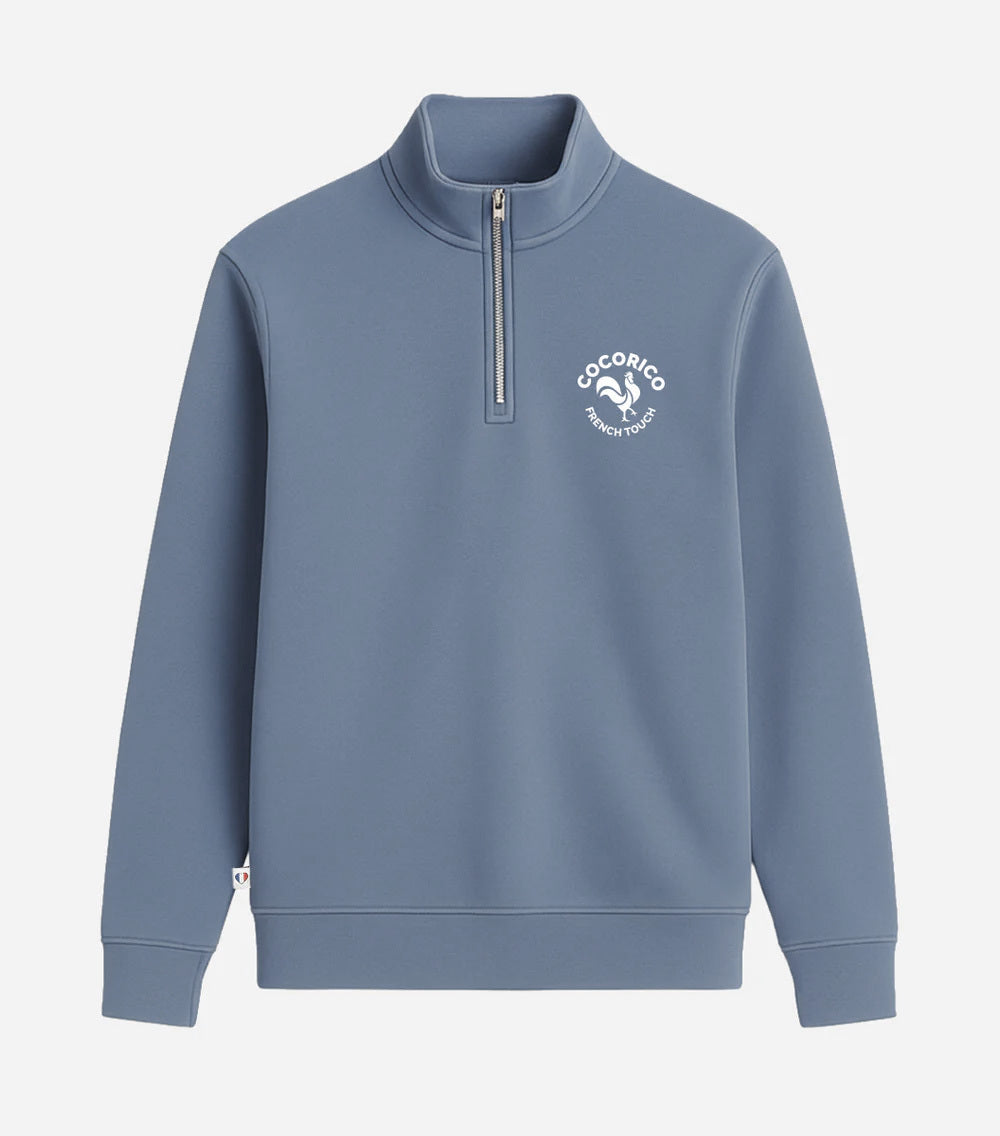 Sweat Camionneur Femme Azur - Coq Français