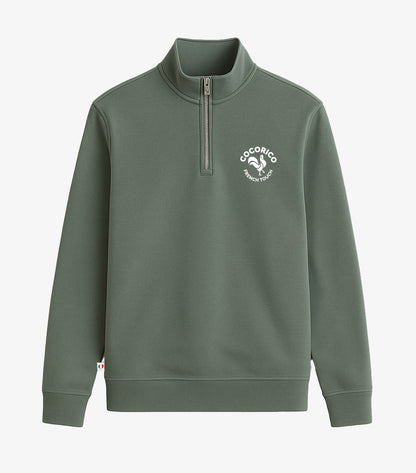 Sweat Camionneur Homme Sauge - Coq Français