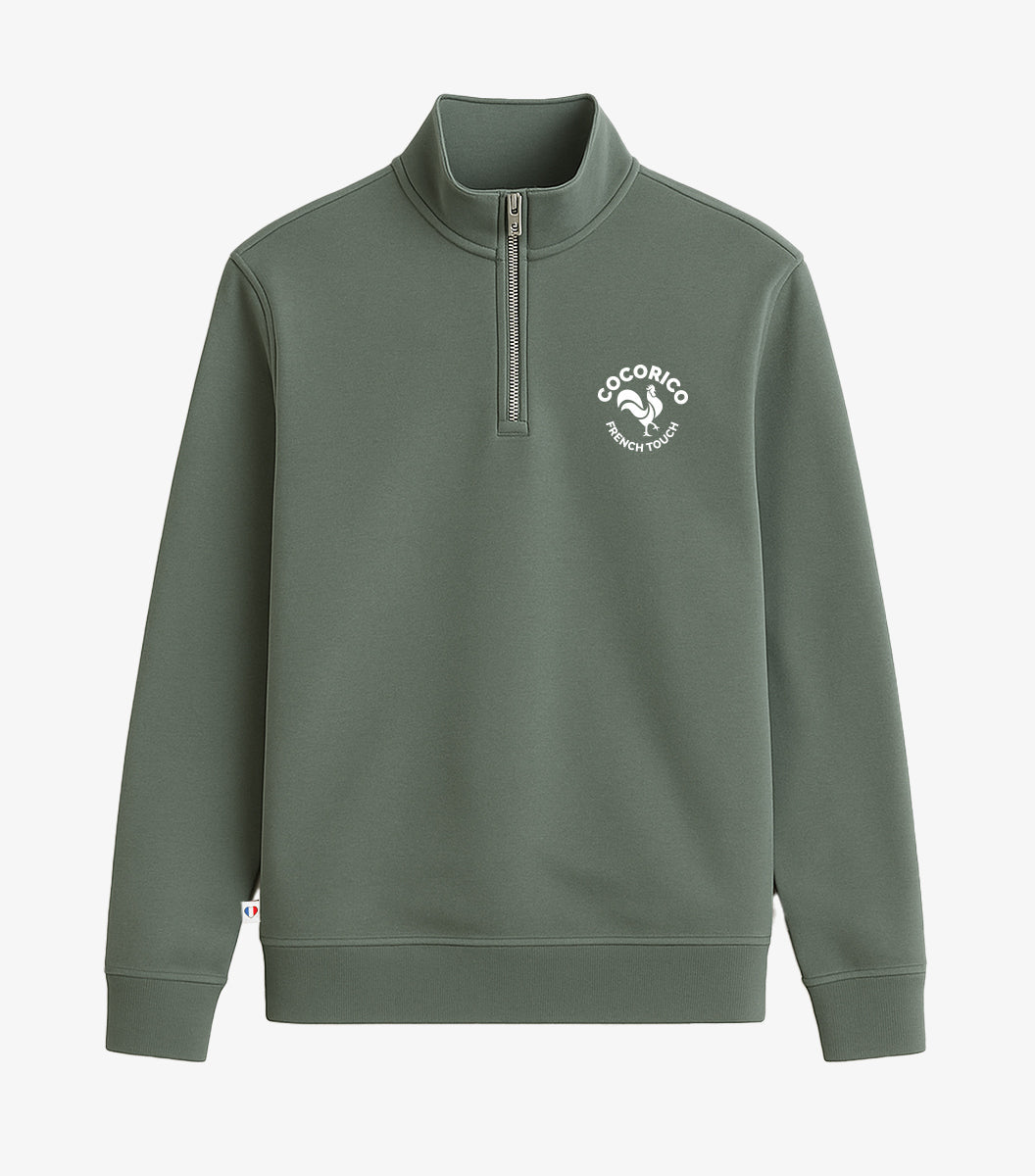 Sweat Camionneur Femme Sauge - Coq Français