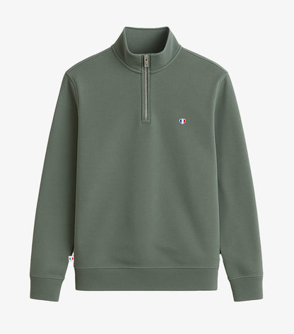 Sweat Camionneur Homme Sauge - Iconique