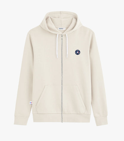 Sweat Zippé Homme Sable - Blason