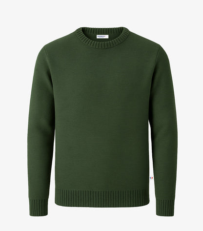 Pull Homme Laine Kaki