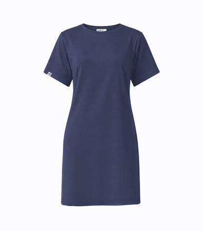 Robe Courte Femme Bleu Jean - Ela