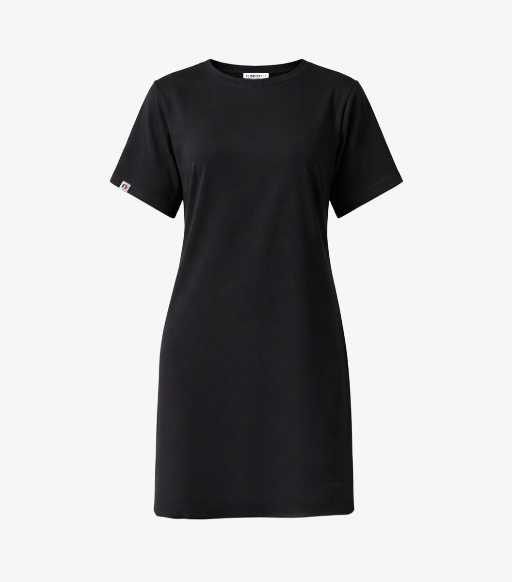 Robe Courte Femme Noir - Ela