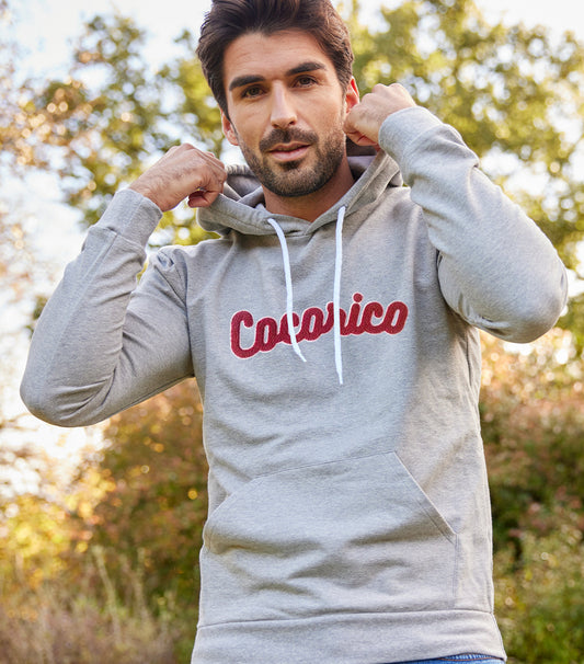 Sweat à capuche Homme Gris - La Bouclette