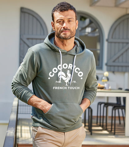 Sweat à capuche Homme Sauge - Coq Francais