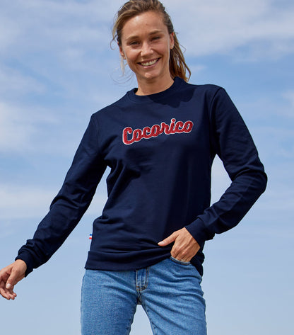 Sweat Femme Marine - Bouclette