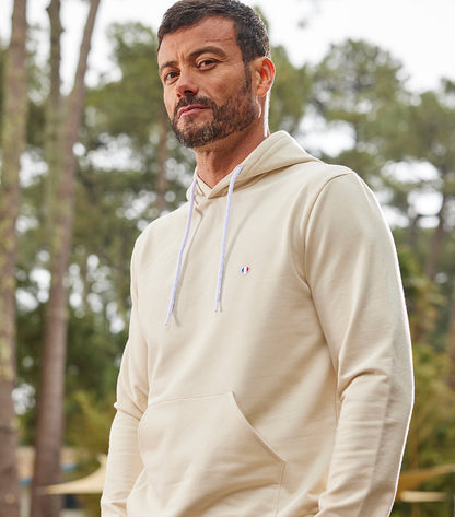 Sweat à capuche Homme Sable - Iconique