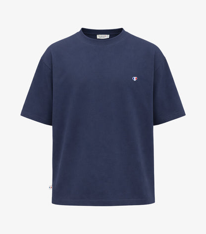 T-shirt Oversize Homme Bleu Jean - Iconique